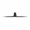 Kibi Circular 10 Metal Ultra Thin Profile Rain Shower Head 1.75 GPM - Matte Black SH1001MB